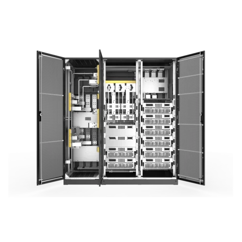 Шасси модульного источника бесперебойного питания он-лайн SNR серии SM 800кВА (8 слотов для силовых модулей 100кВА), 3ф:3ф, 10.4"LCD, Сервисный байпас